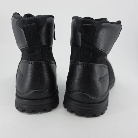 Kenneth Cole Reaction Kids Combat Boots Size 13C Black Suede High Winter Hiking - Picture 4 of 9